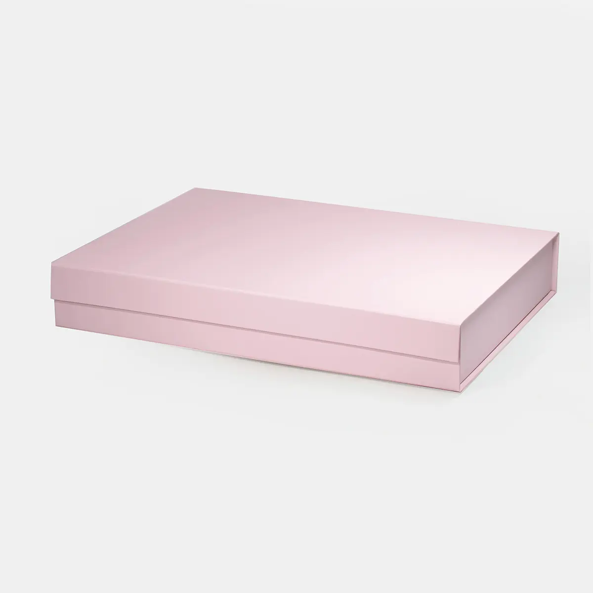 A3 Extra Shallow Magnetic Gift Box Pink