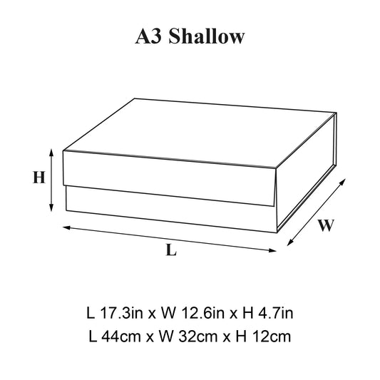 A3 Shallow Magnetic Gift Box