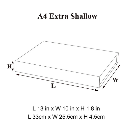 A4 Extra Shallow Magnetic Gift Box