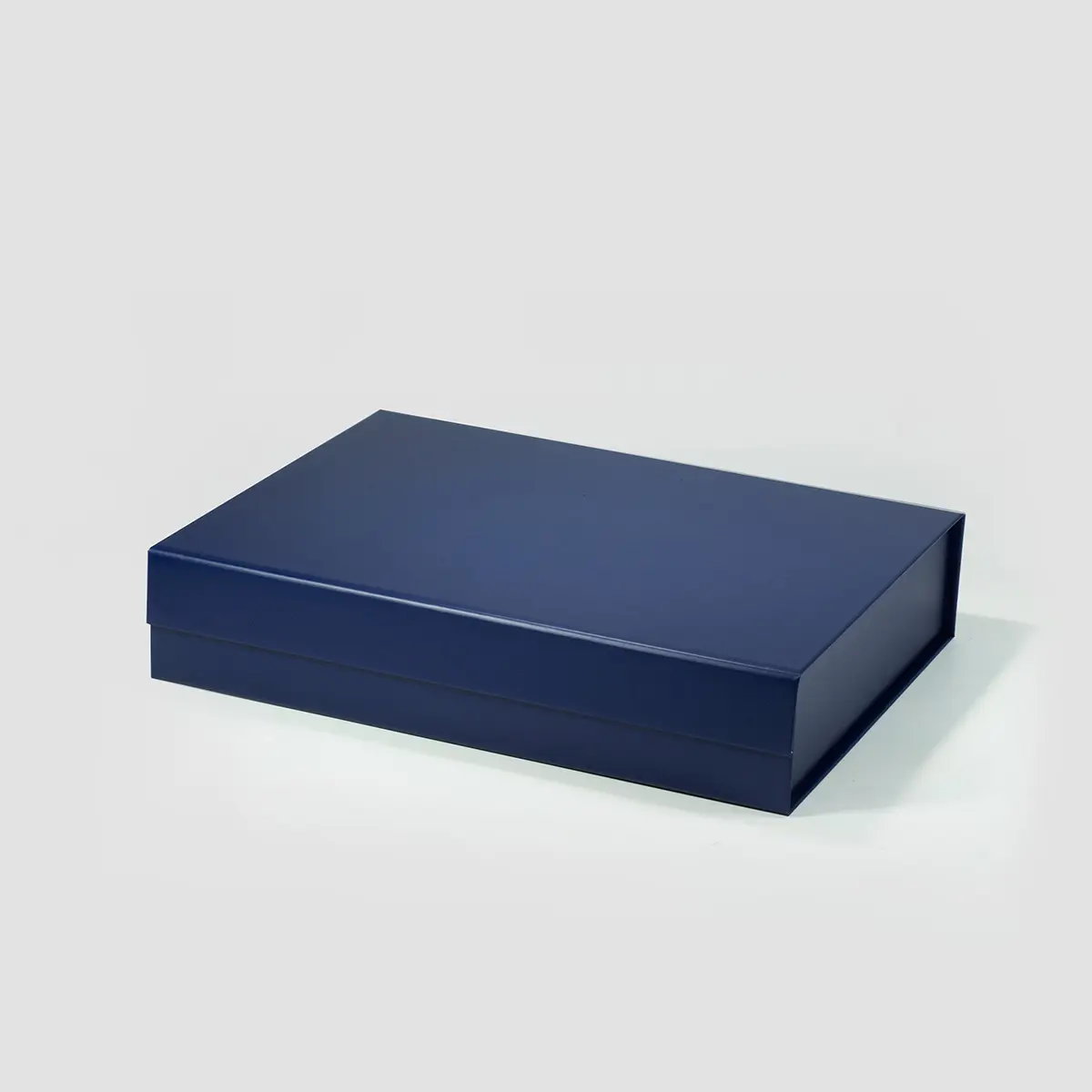 A4 Shallow Magnetic Gift Box Navy Blue