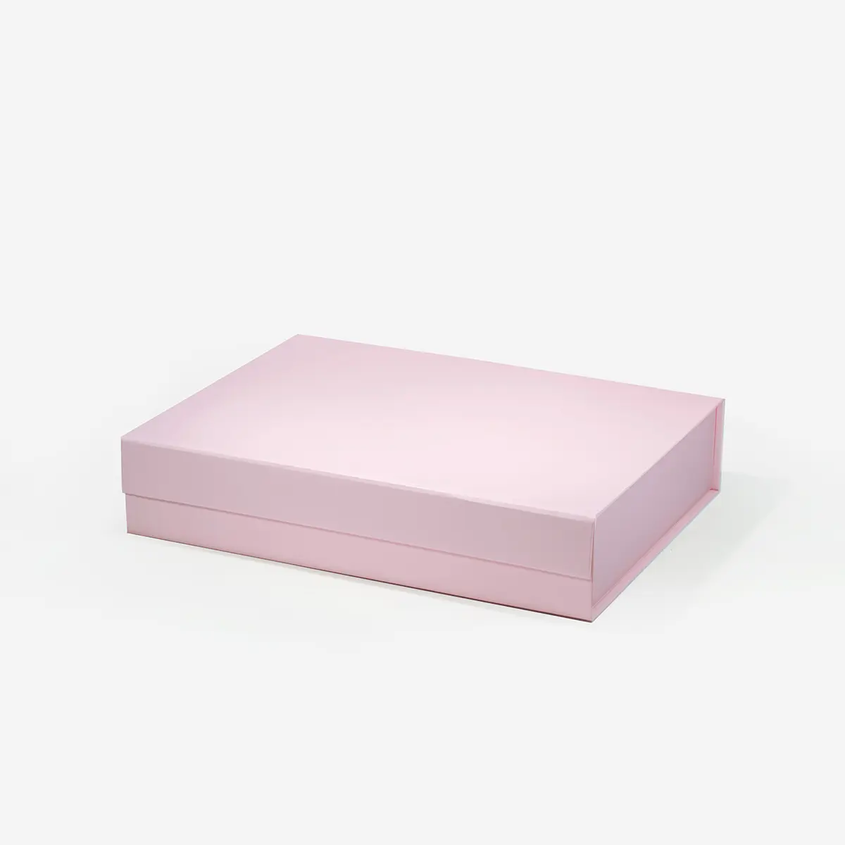 A4 Shallow Magnetic Gift Box Pink