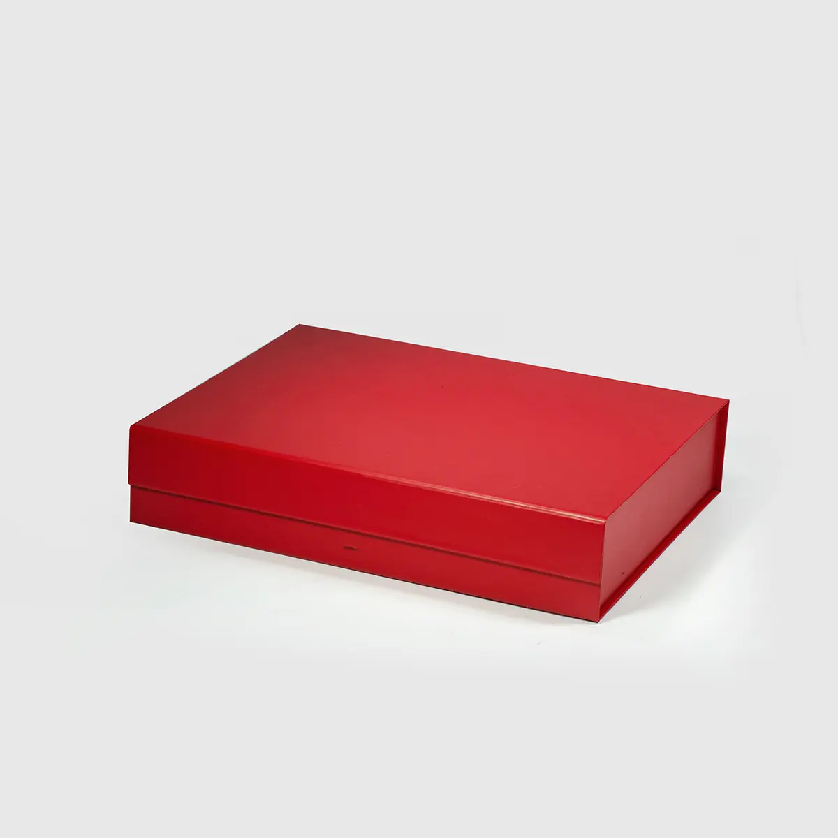 A4 Shallow Magnetic Gift Box Red