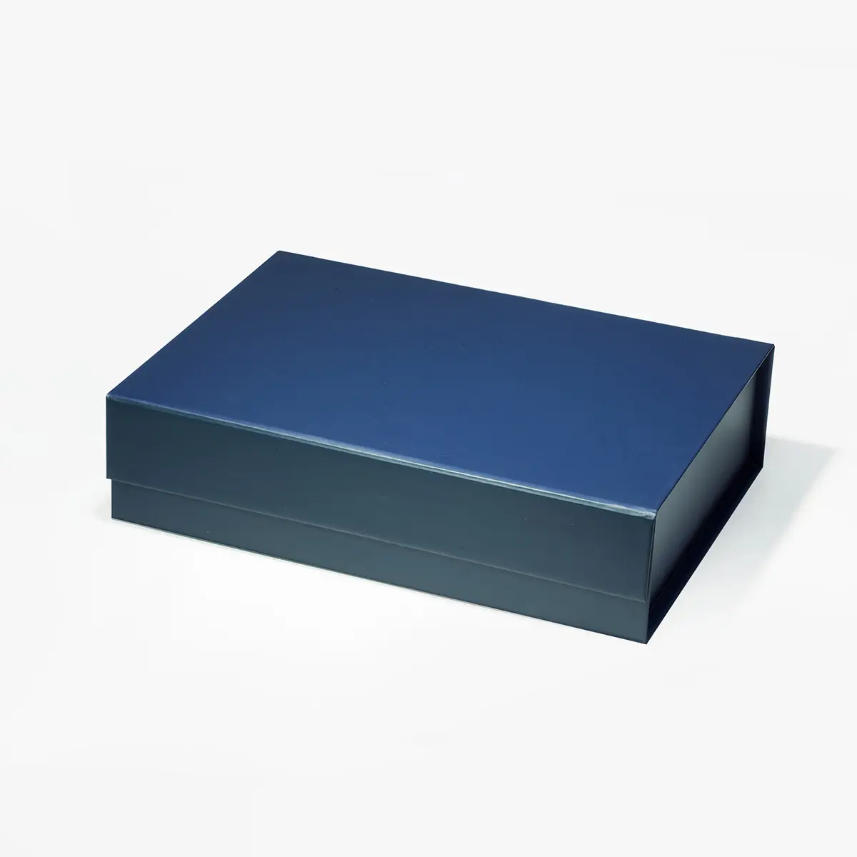 A5 Navy Blue Shallow Magnetic Gift Box - Liyueyi Gift Box Boutique
