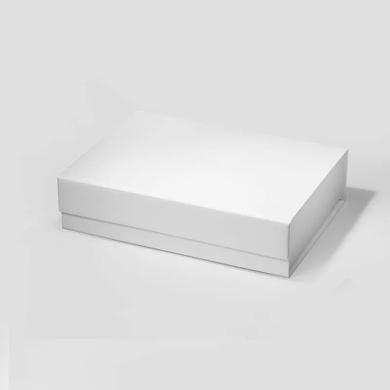 A5 White Shallow Magnetic Gift Box - Liyueyi Gift Box Boutique