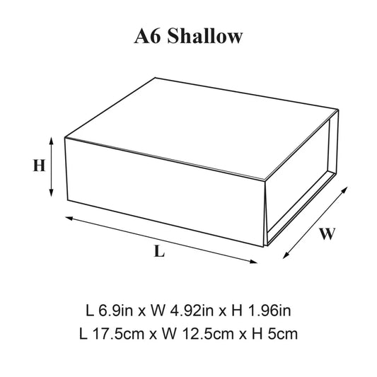 A6 Shallow Magnetic Gift Box