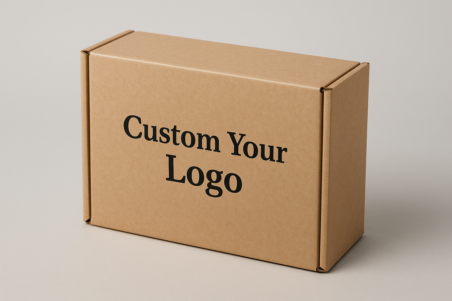 飞机盒 上写有 Custom Your Logo