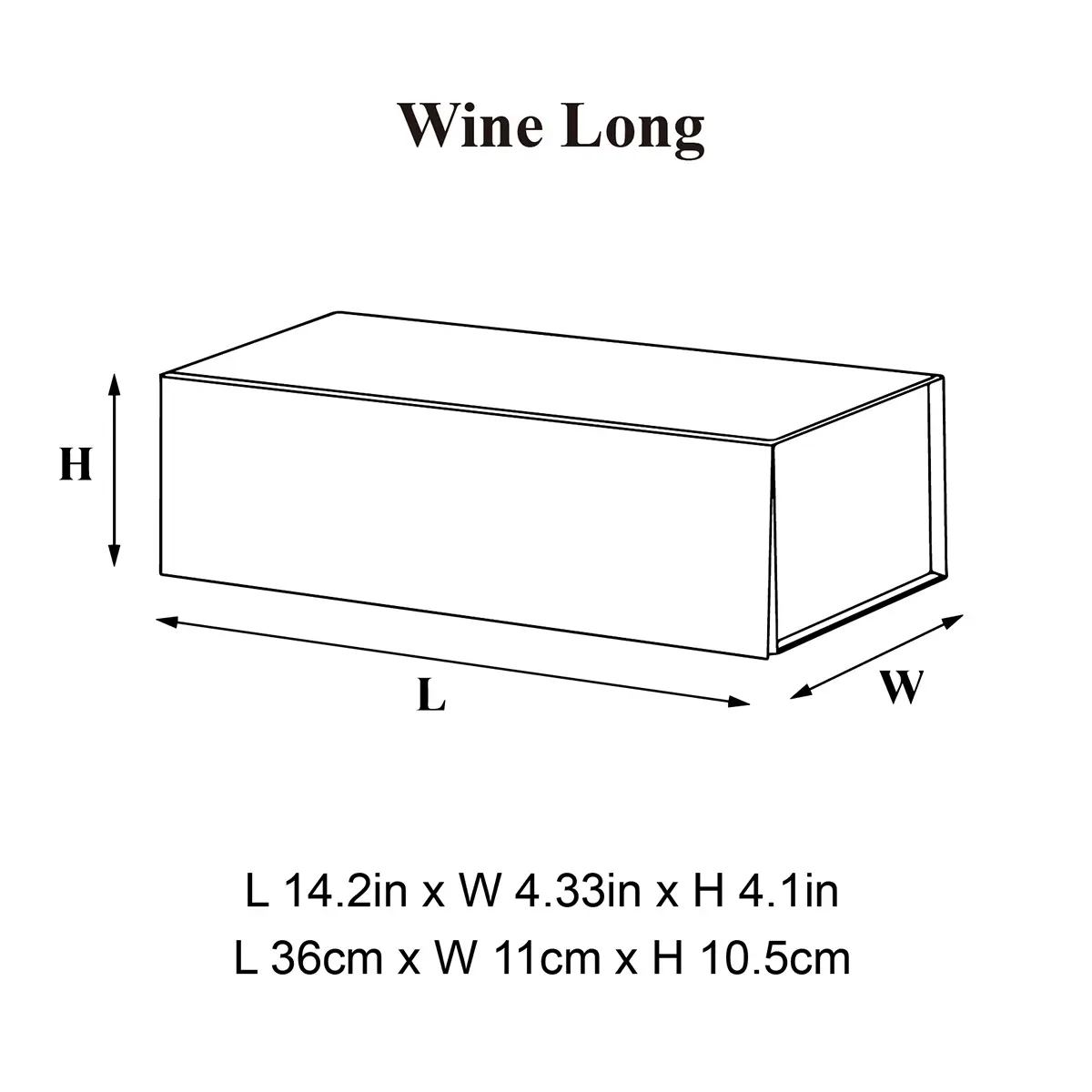 Large Wine Magnetic Box