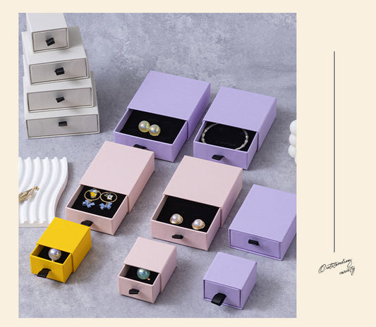 Hermes Orange Drawer Gift Box with black flocking foam lining