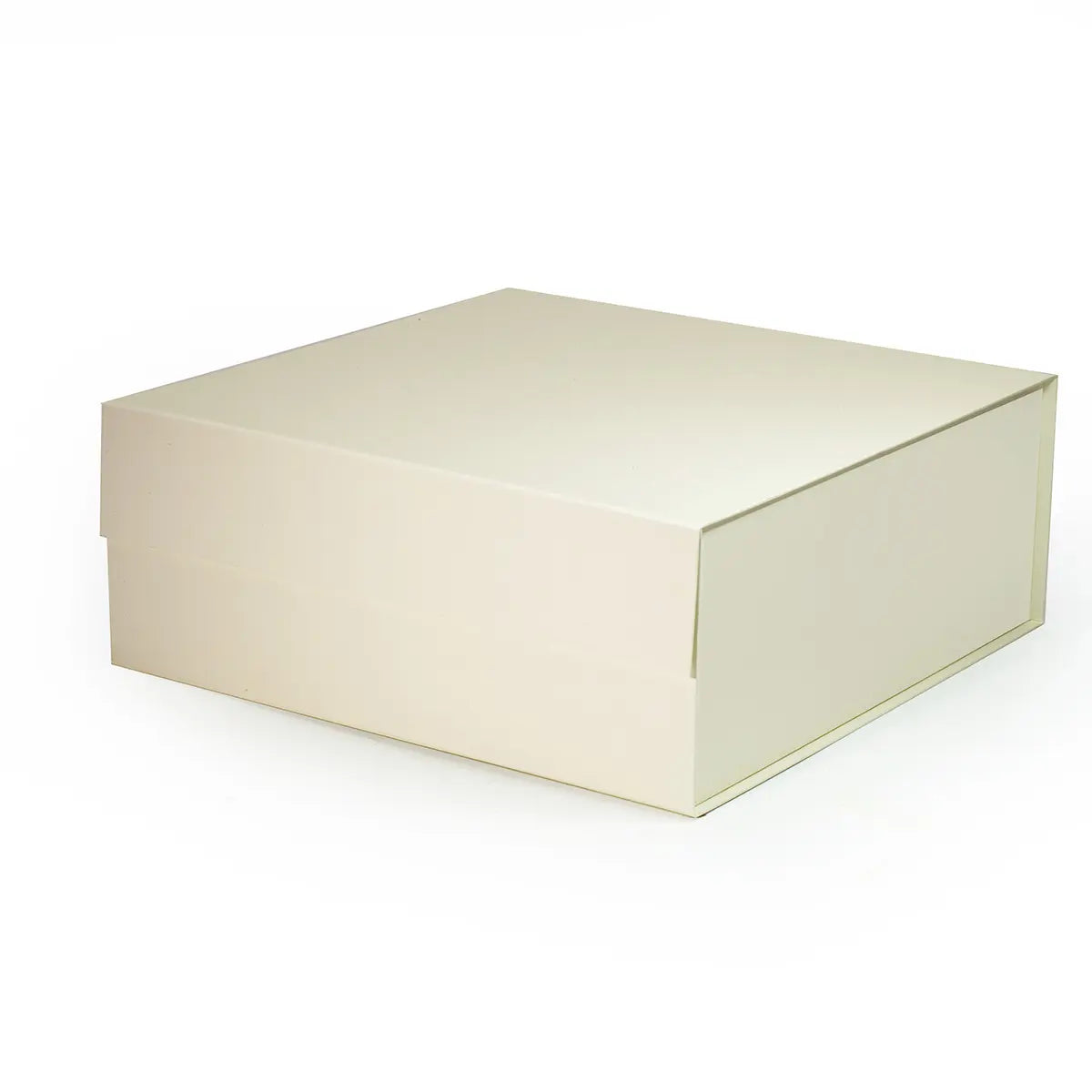Large Square Magnetic Gift Box Ivory