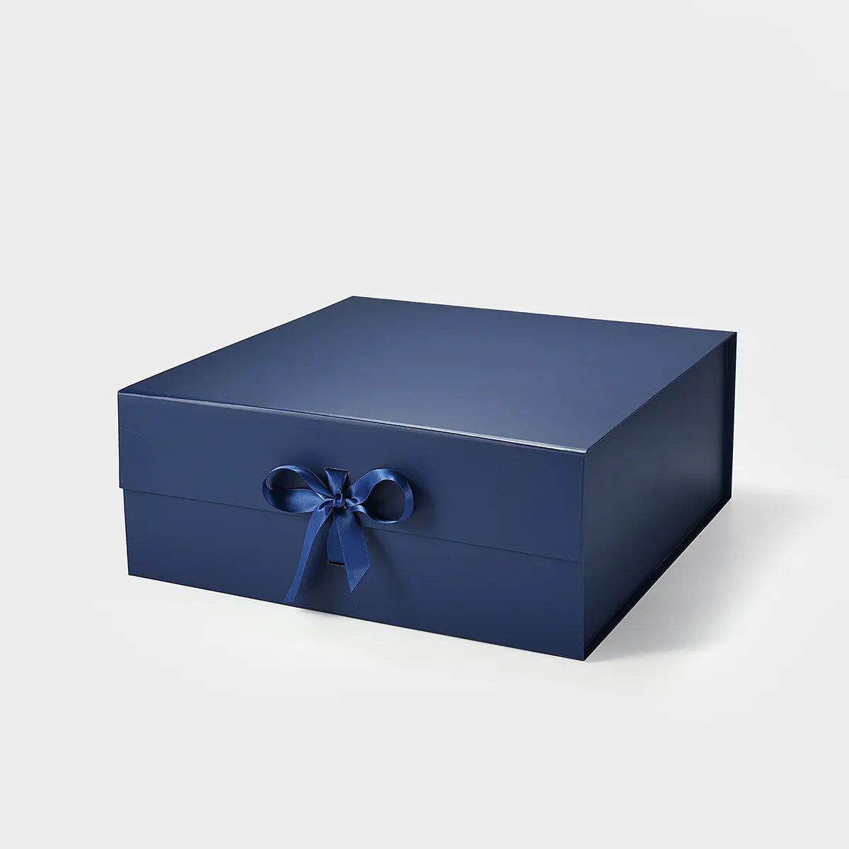 Large Square Magnetic Gift Box Navy Blue