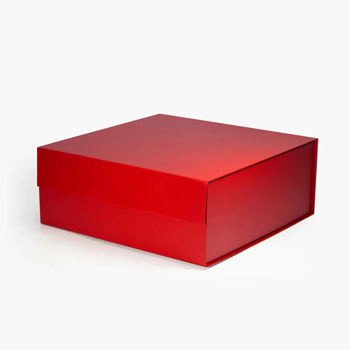 Large Square Magnetic Gift Box Red