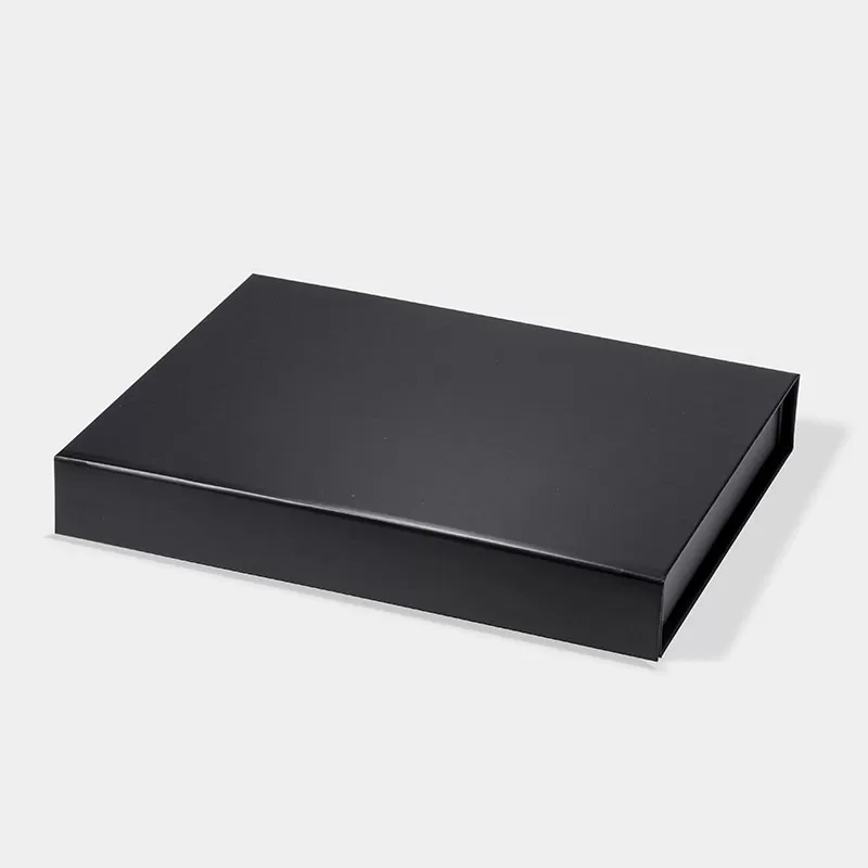 Medium Shallow Magnetic Gift Box Black