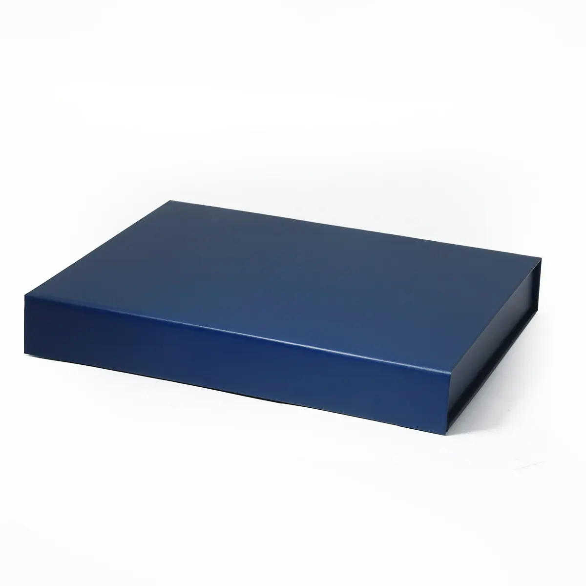 Medium Shallow Magnetic Gift Box Navy Blue
