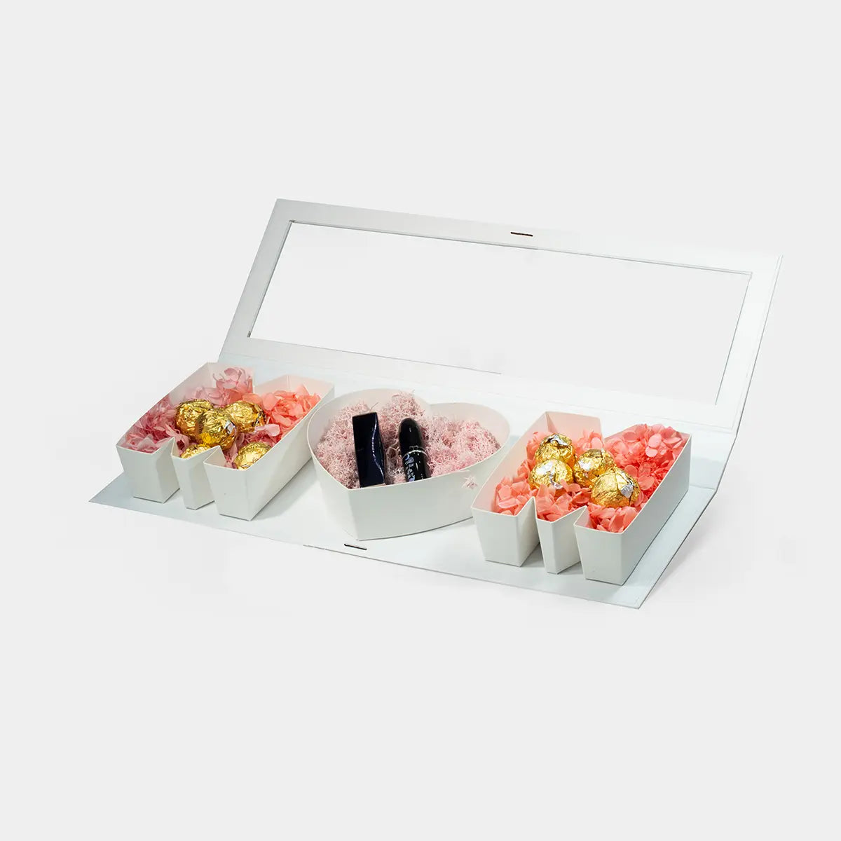 Mother’s Day Mom Gift Box with Clear Window White