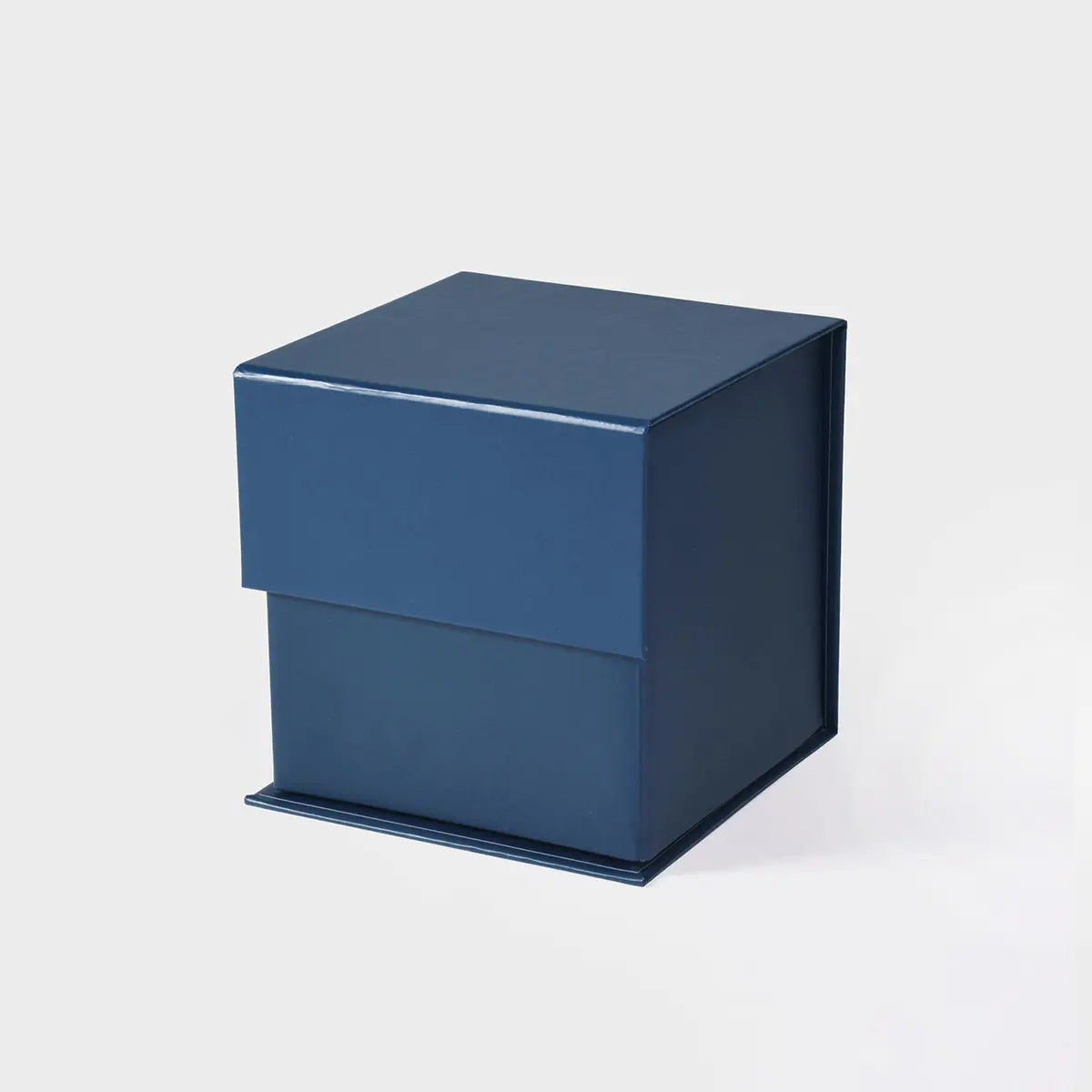 Small Cube Magnetic Gift Box Navy Blue