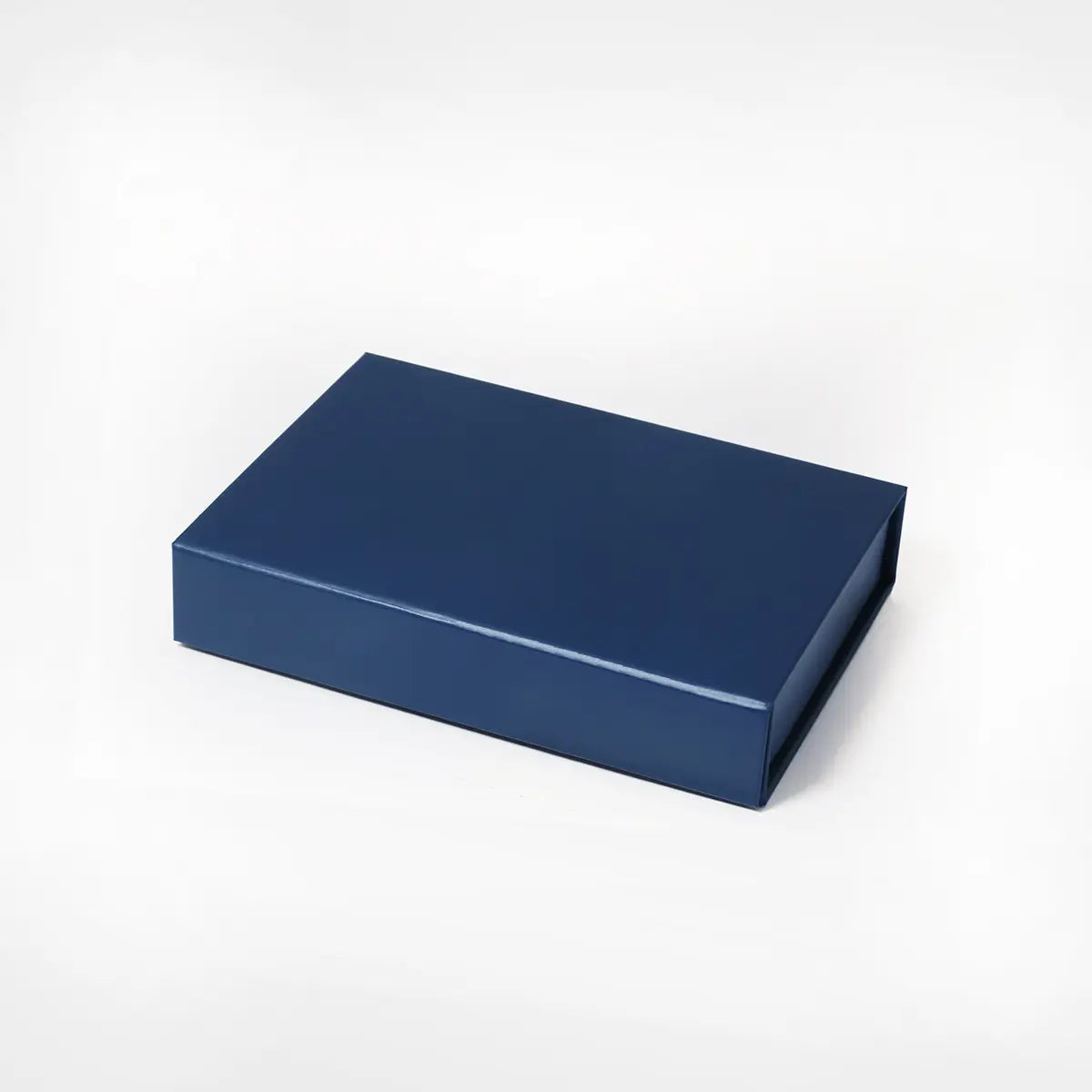 Small Shallow Magnetic Gift Box Navy Blue