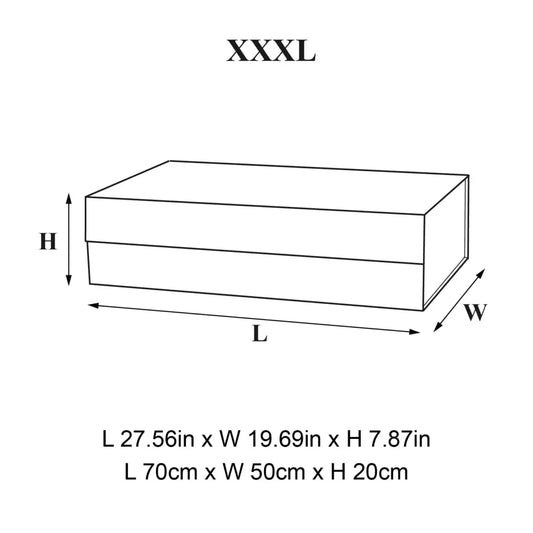 XXXL White Magnetic Gift Box