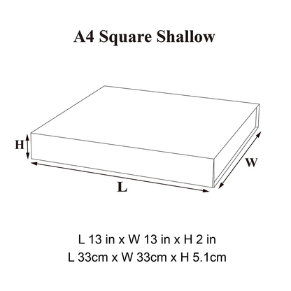 A4 Square Shallow Magnetic Box