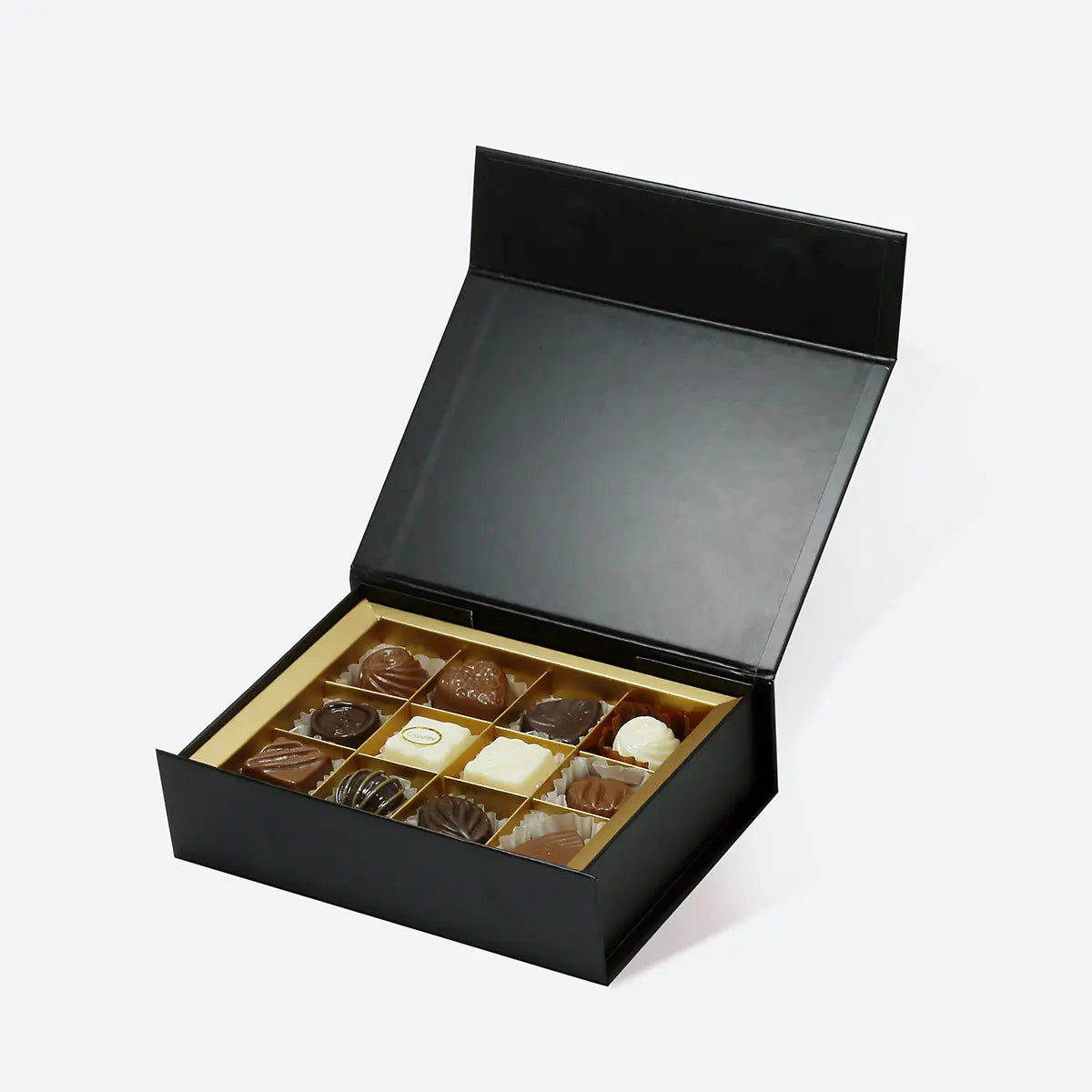 12 Piece/Cavity A6 Shallow Empty Chocolate Confectionery Packaging Rigid Box