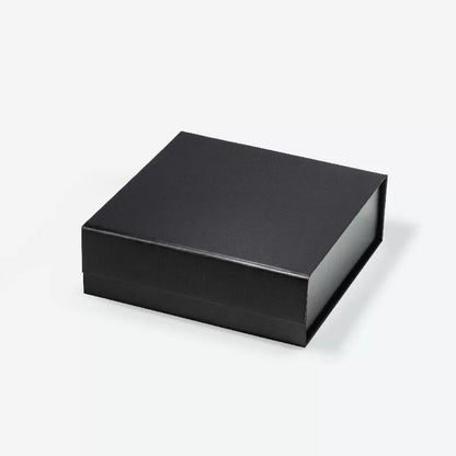 16 Piece/Cavity A6 Square Empty Chocolate Confectionery Packaging Rigid Box Black