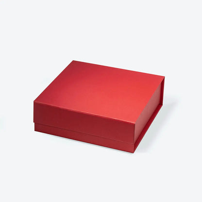 16 Piece/Cavity A6 Square Empty Chocolate Confectionery Packaging Rigid Box Red