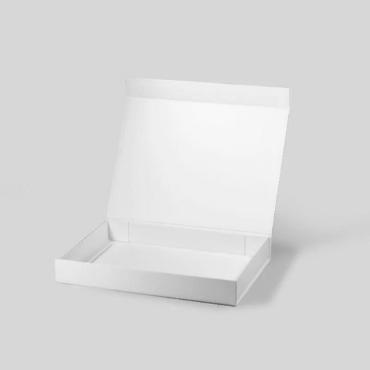 Medium Shallow White Magnetic Gift Box