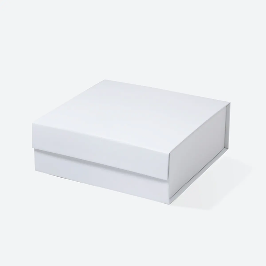 B6 Square White Magnetic Gift Box