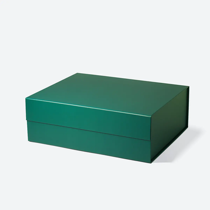 A4 Deep Dark Green Magnetic Gift Box
