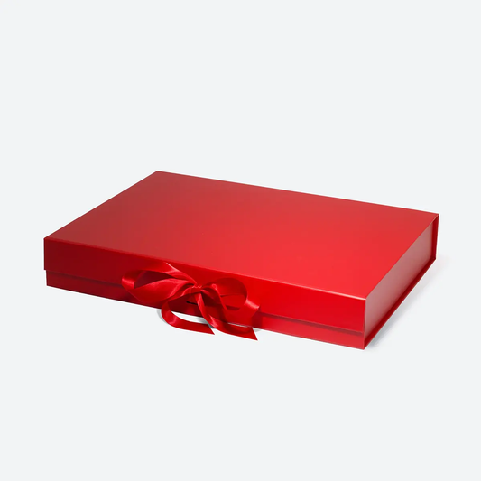 Caja de regalo magnética grande y poco profunda