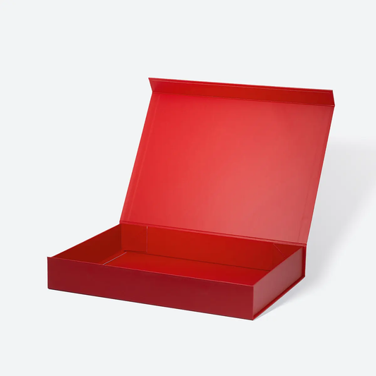 Caja de regalo magnética grande y poco profunda