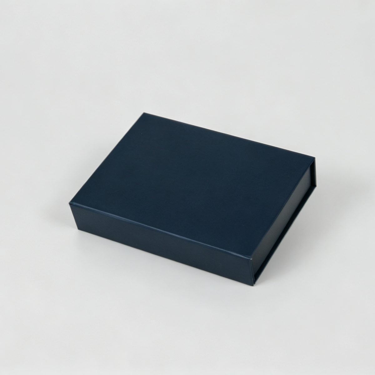 Small Shallow Navy Blue Magnetic Gift Box