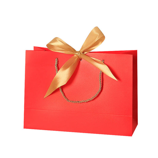 A1 Red Paper Gift Bag with gold ribbon A1 size 43*14*32cm