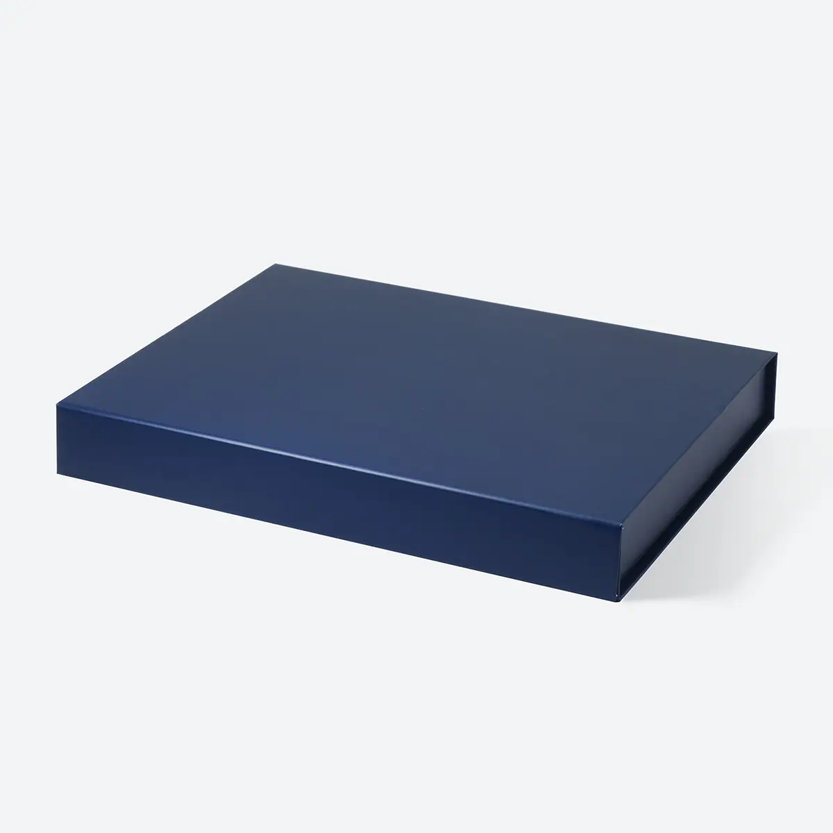 A4 Extra Shallow Magnetic Gift Box Navy Blue