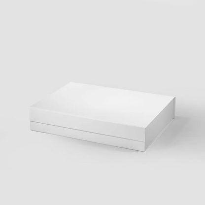 A4 Shallow Magnetic Gift Box White