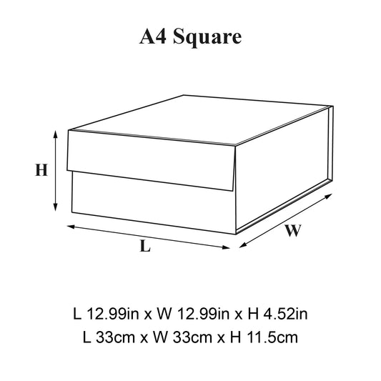 A4 Square Magnetic Gift Box