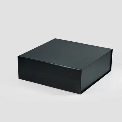 A4 Square Magnetic Gift Box Black