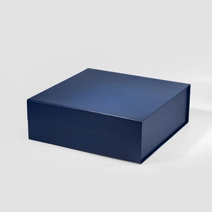 A4 Square Magnetic Gift Box Navy Blue