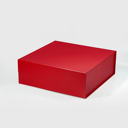 A4 Square Magnetic Gift Box Red