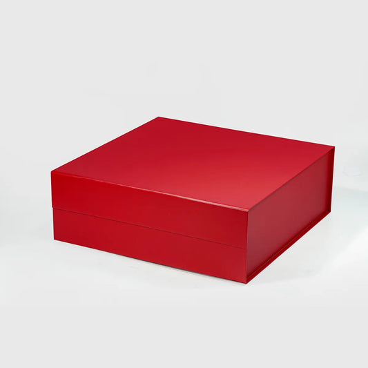 A4 Square Magnetic Gift Box Red