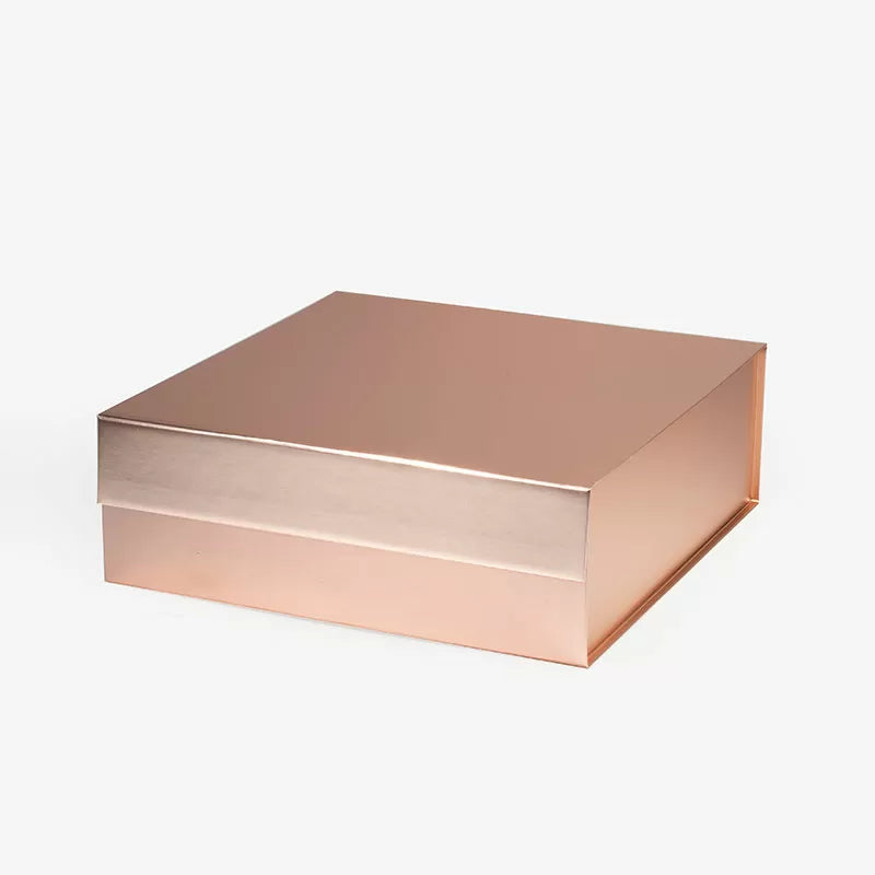 A4 Square Magnetic Gift Box Rose Gold