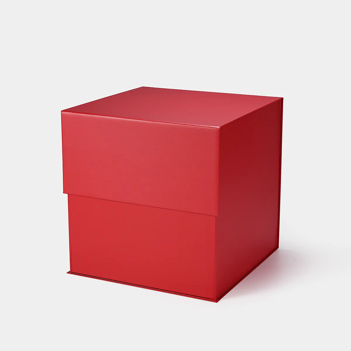 A5 Red Cube Magnetic Gift Box - Liyueyi Gift Box Boutique