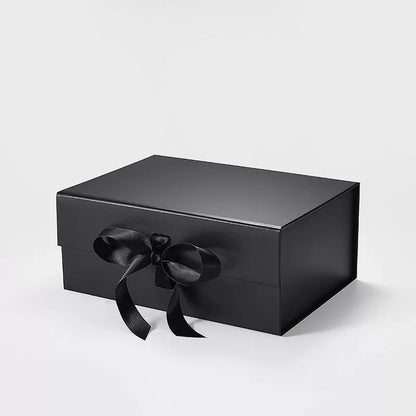 A5Deep Magnetic Gift Box - Black with ribbon