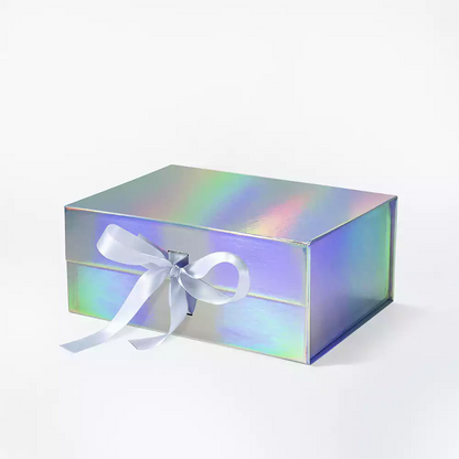 A5Deep Magnetic Gift Box - Holographic with ribbon