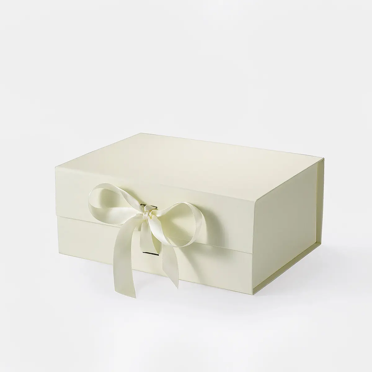 A5Deep Magnetic Gift Box - Ivory with ribbon