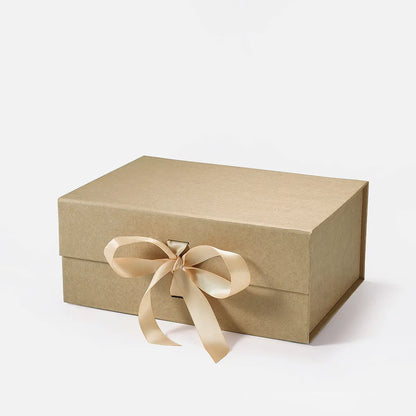A5Deep Magnetic Gift Box - Kraft with ribbon