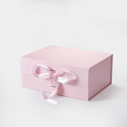 A5Deep Magnetic Gift Box - Pink with ribbon