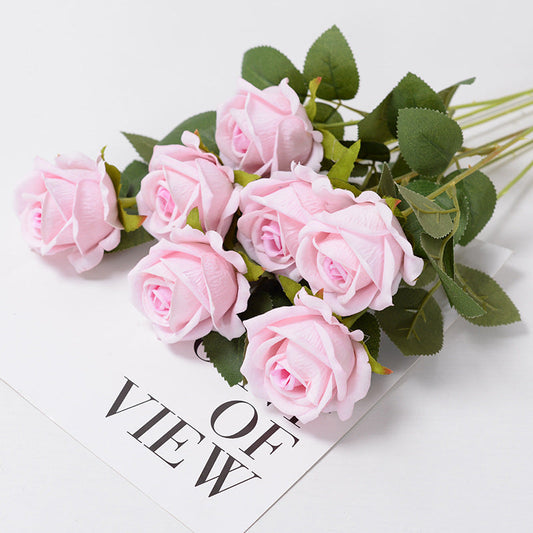 Artificial Rose Flower Pink