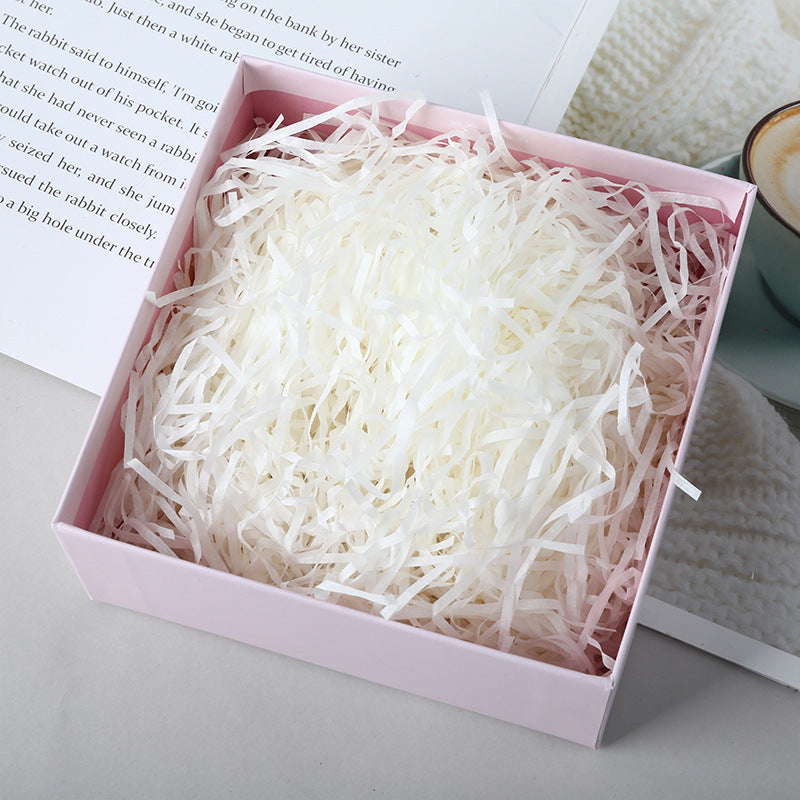 Colorful Raffia Shredded Filling Material Ivory