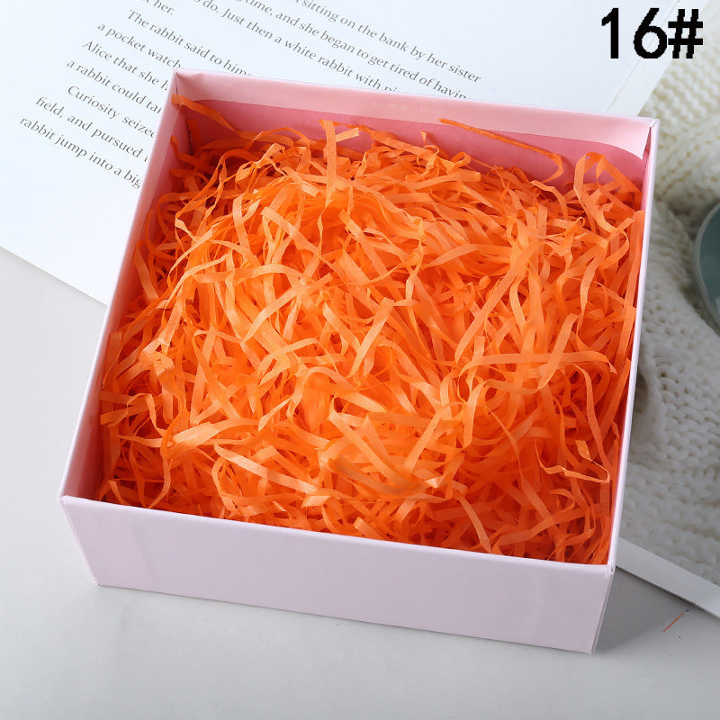 Colorful Raffia Shredded Filling Material Orange