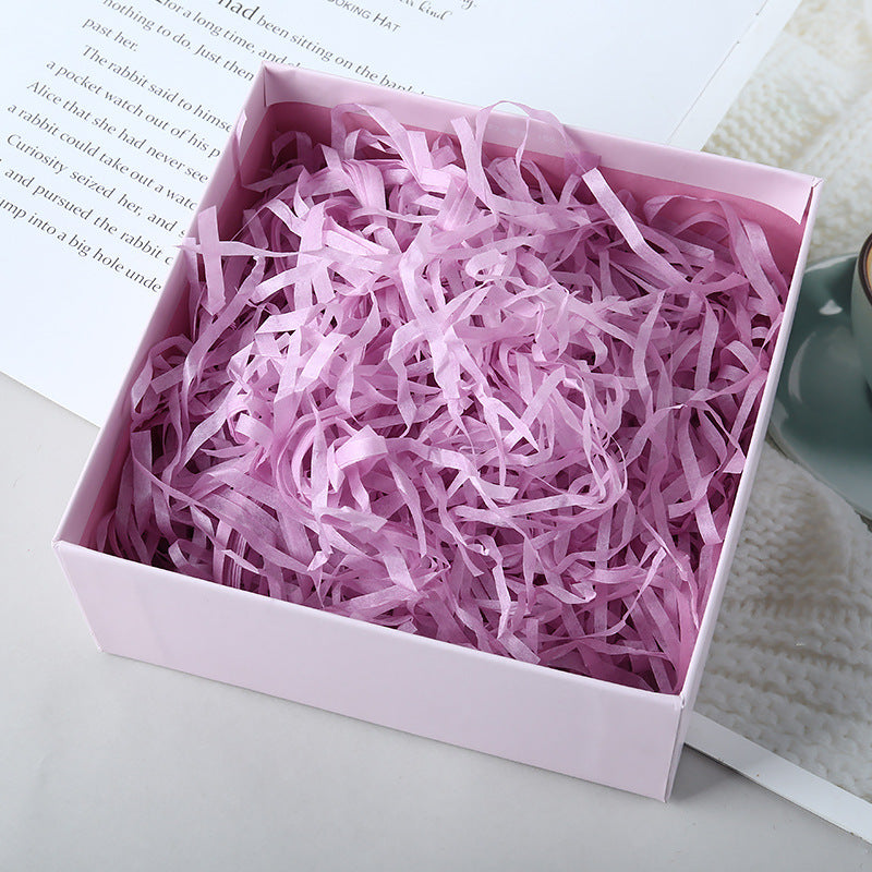 Colorful Raffia Shredded Filling Material Purple